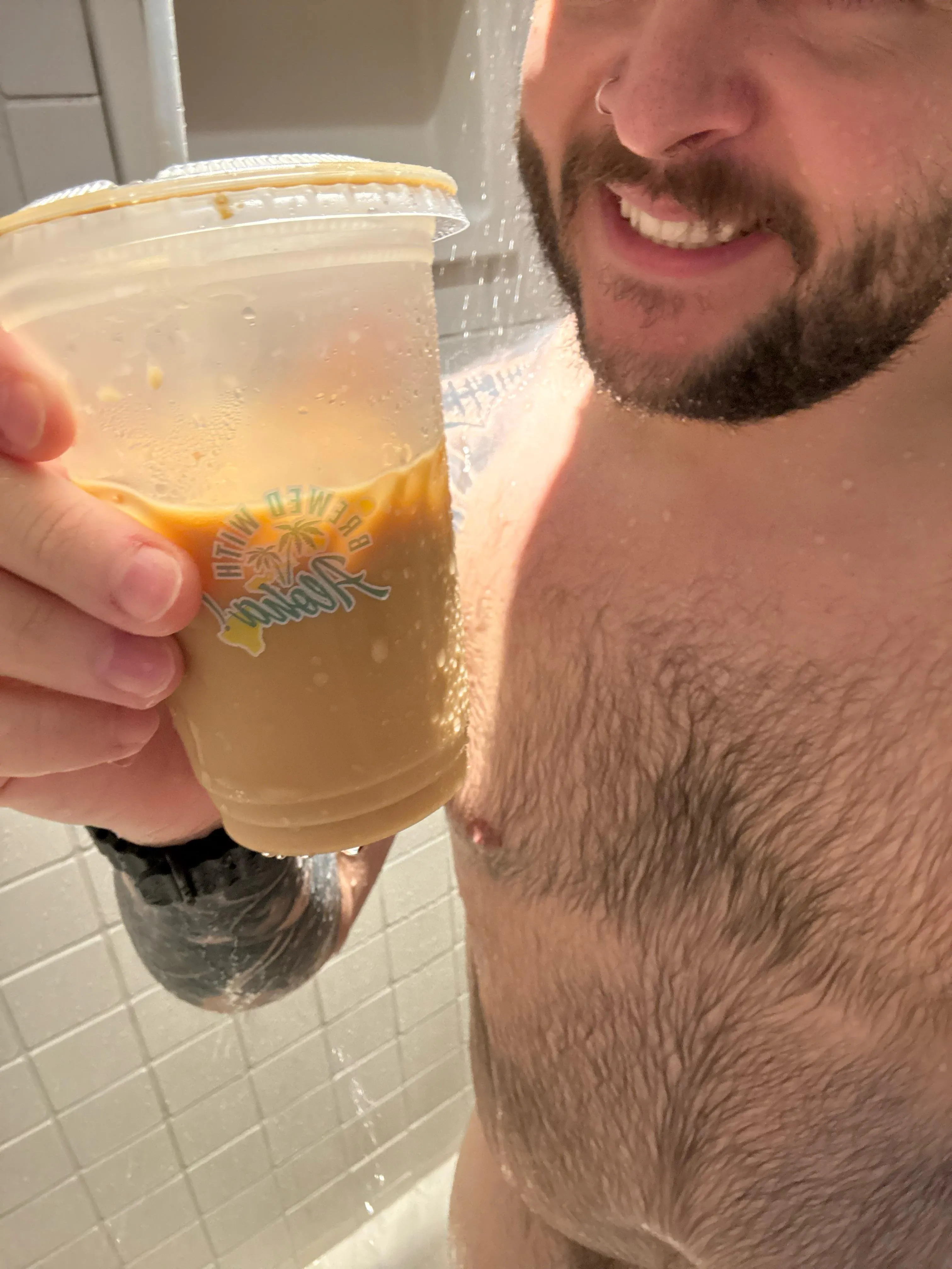 This shower brought to you by aloha