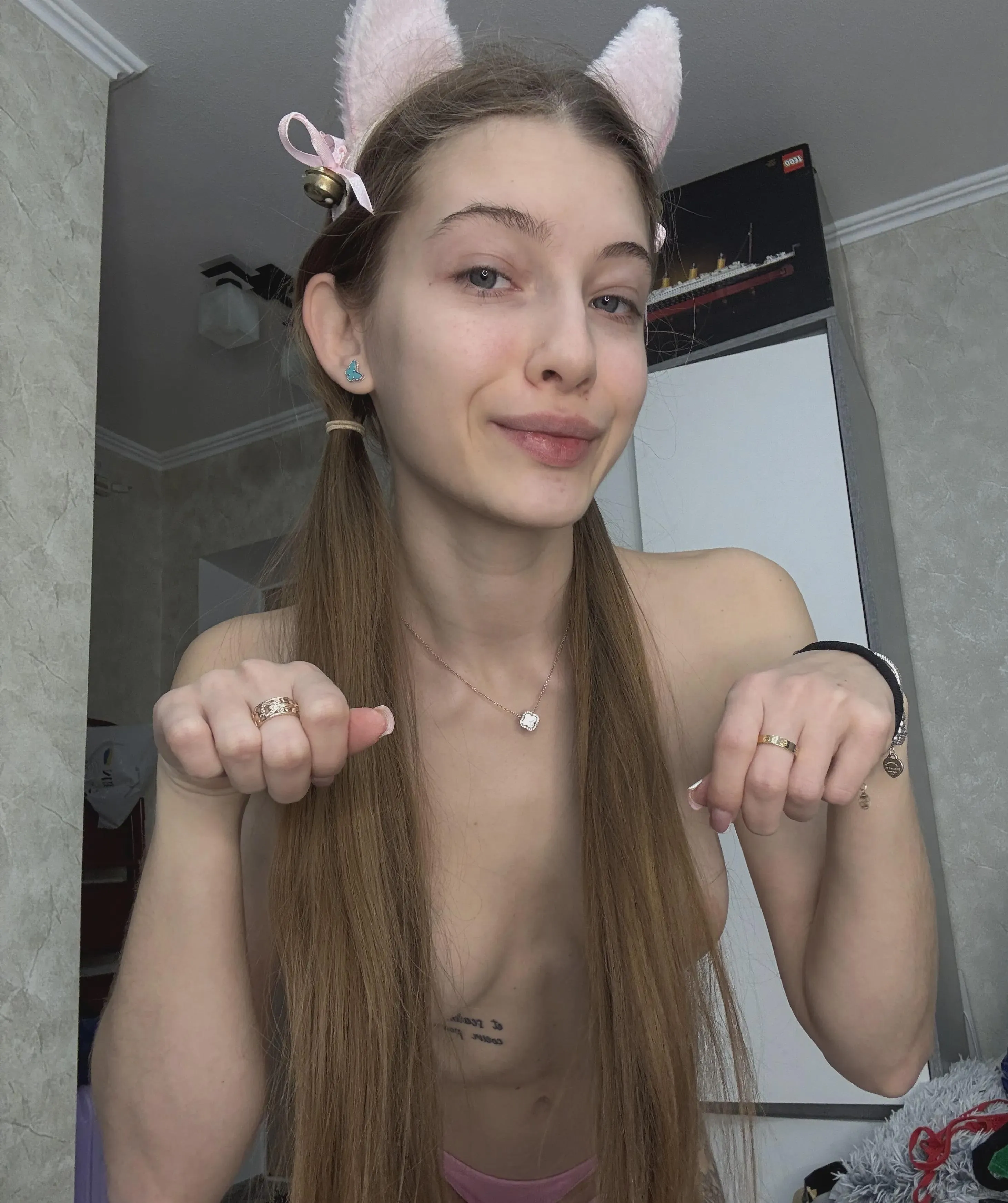 want to see me enjoy a little snack like a naughty kitty