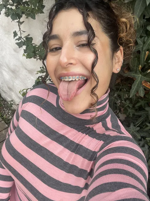 With which of all your fingers would you touch my nose?