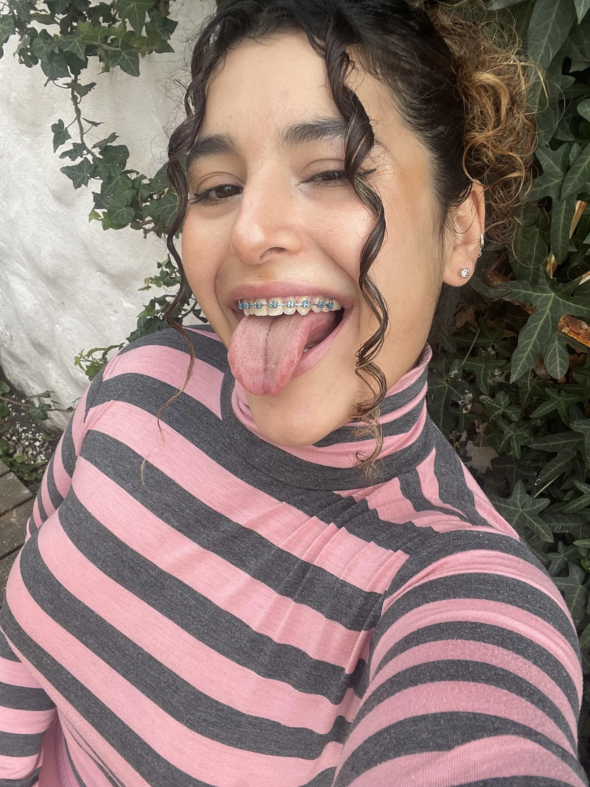 With which of all your fingers would you touch my nose?