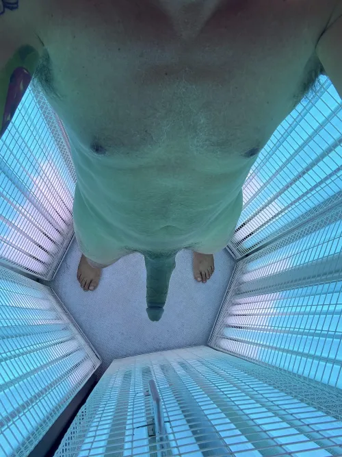 Anyone else get hard every time they tan?