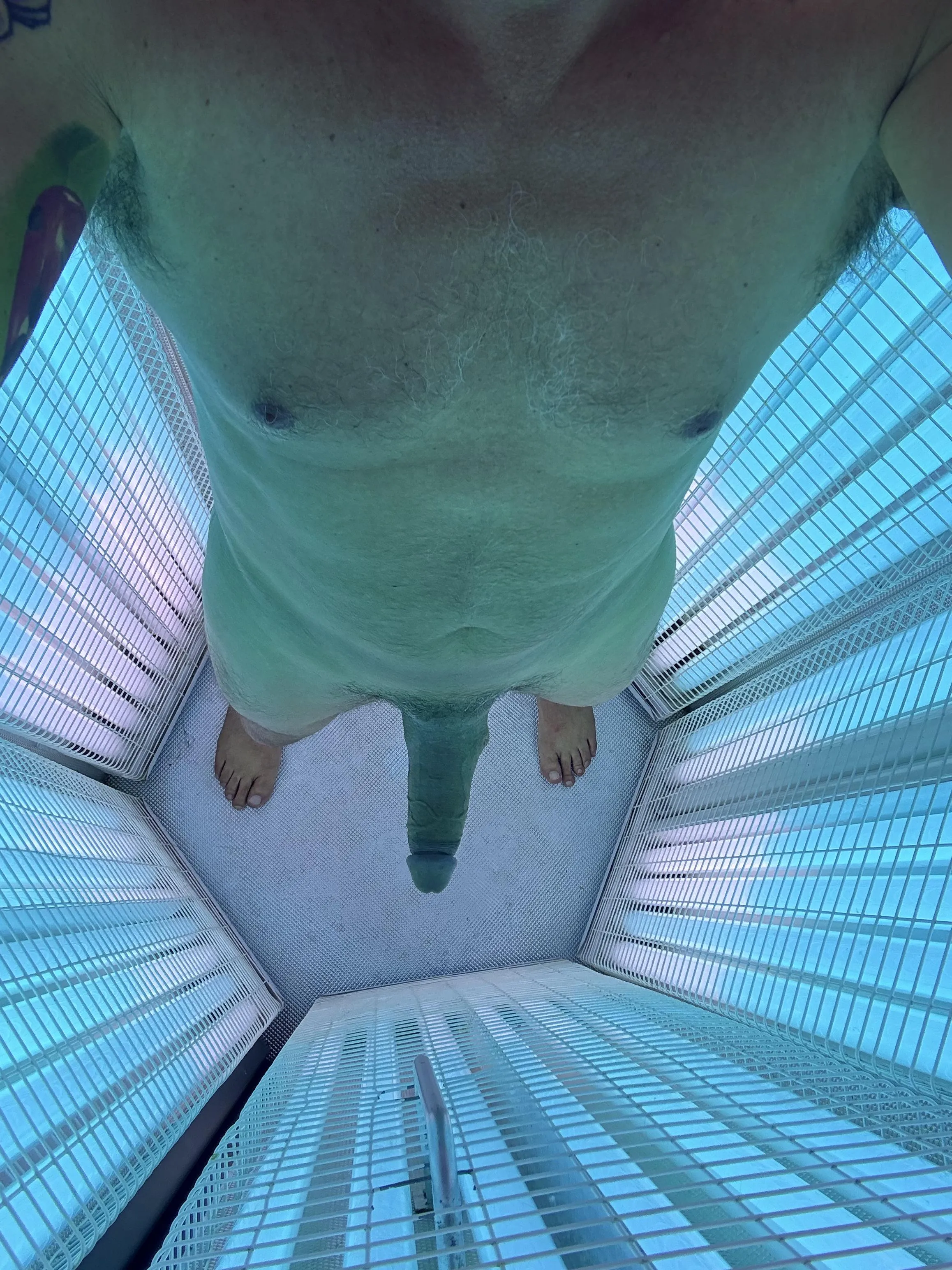 Anyone else get hard every time they tan?