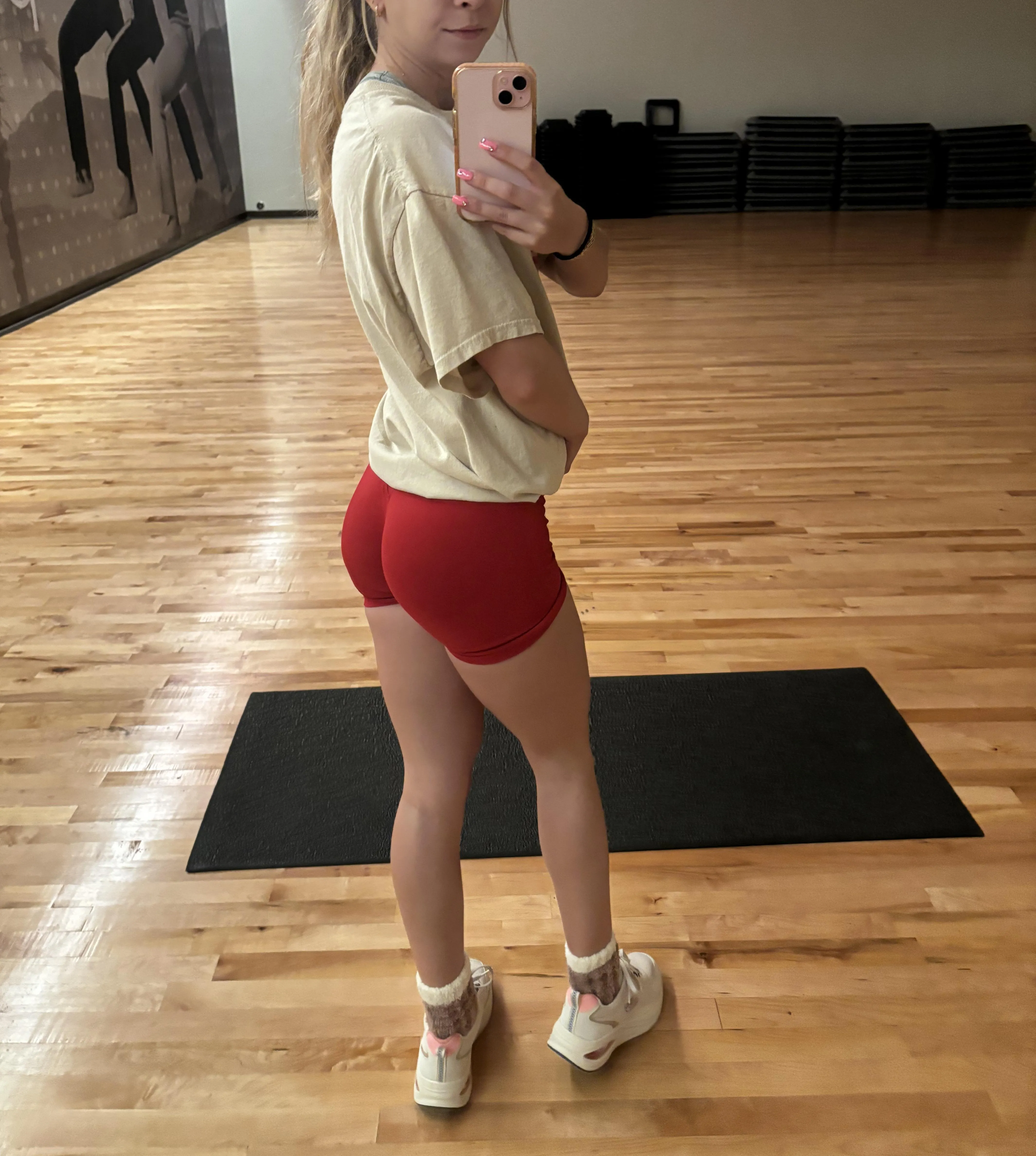 Booty shorts for the gym