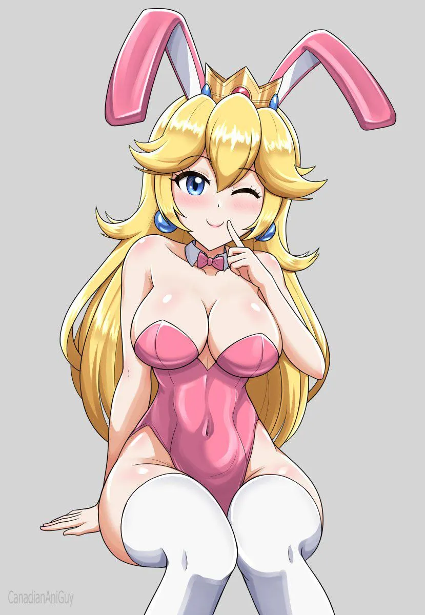 Bunny Princess Peach [Super Mario]