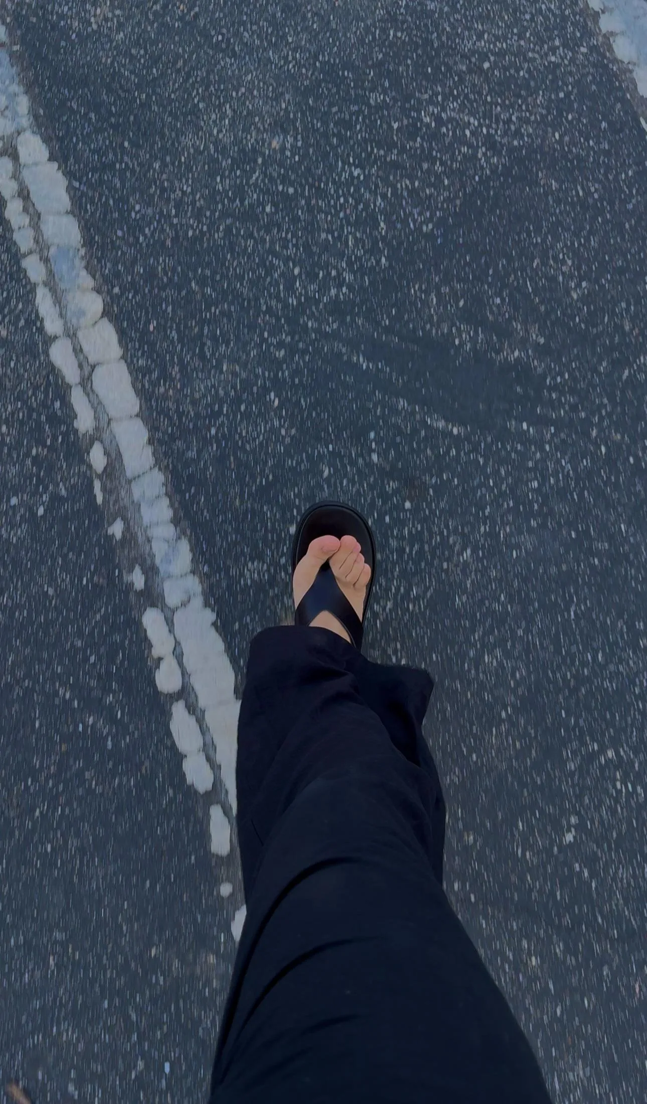 Can hear how sticky they are when I walk😍