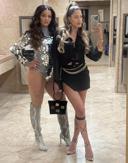 Candice Michelle and Kelly Kelly