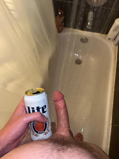 Cold beer and a hot shower 👍