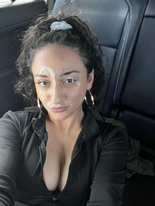 Hubby drove me there… then sat in the car while I got wrecked