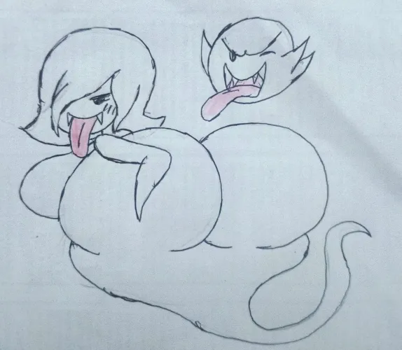 I drew a female boo [Me/Yanniku-san]