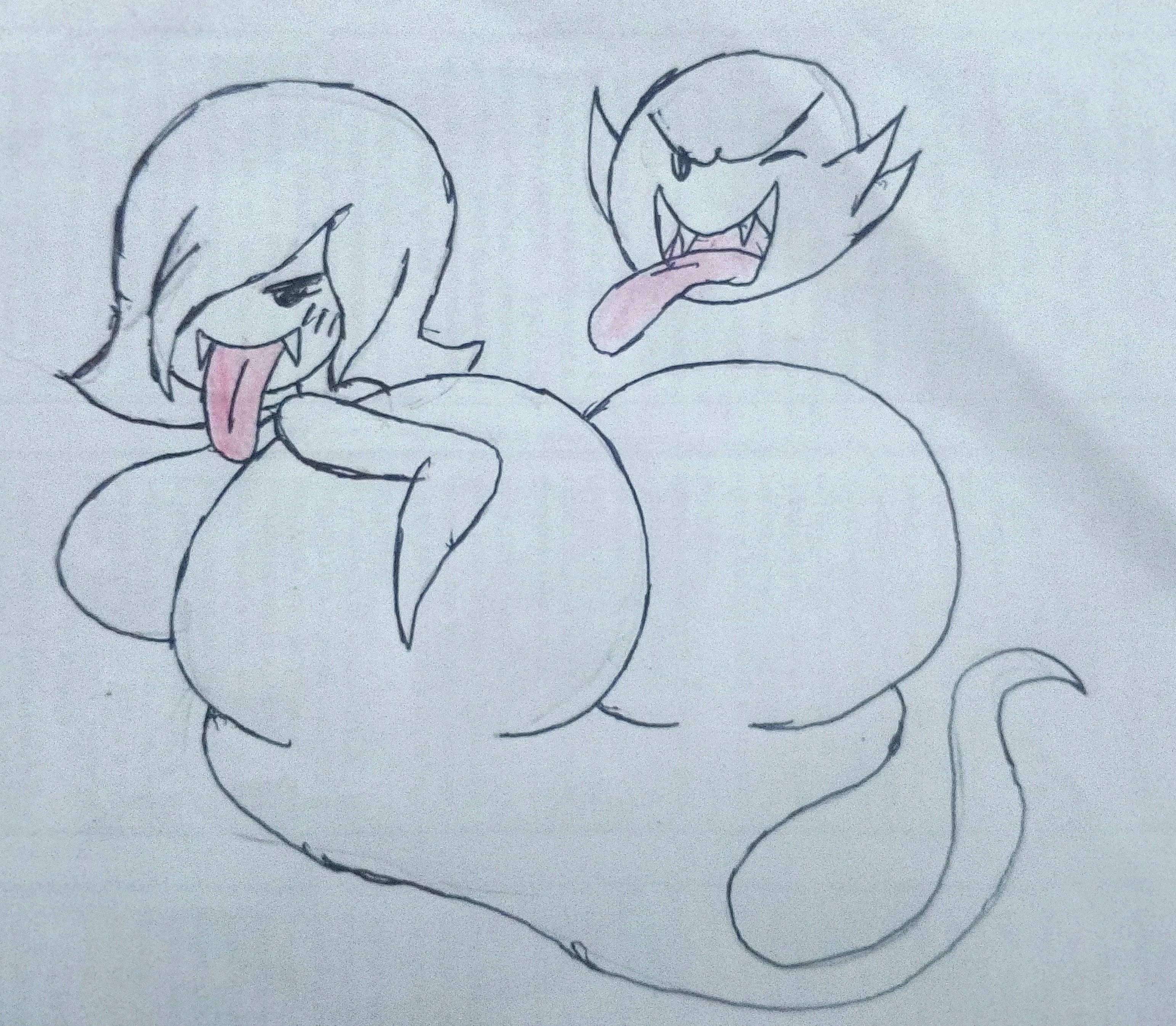 I drew a female boo [Me/Yanniku-san]