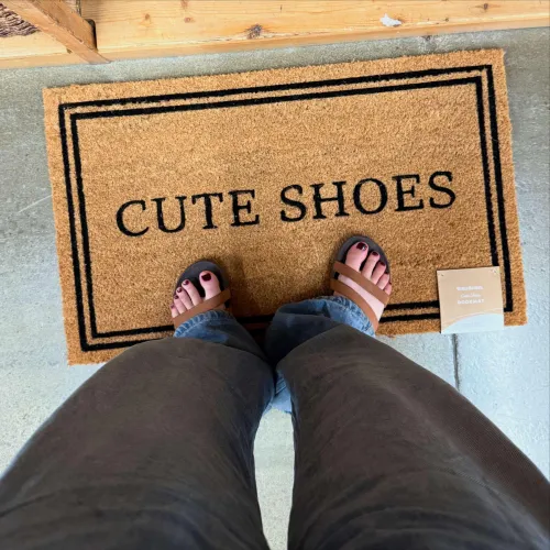 I expect all of my doormats to have a compliment like this