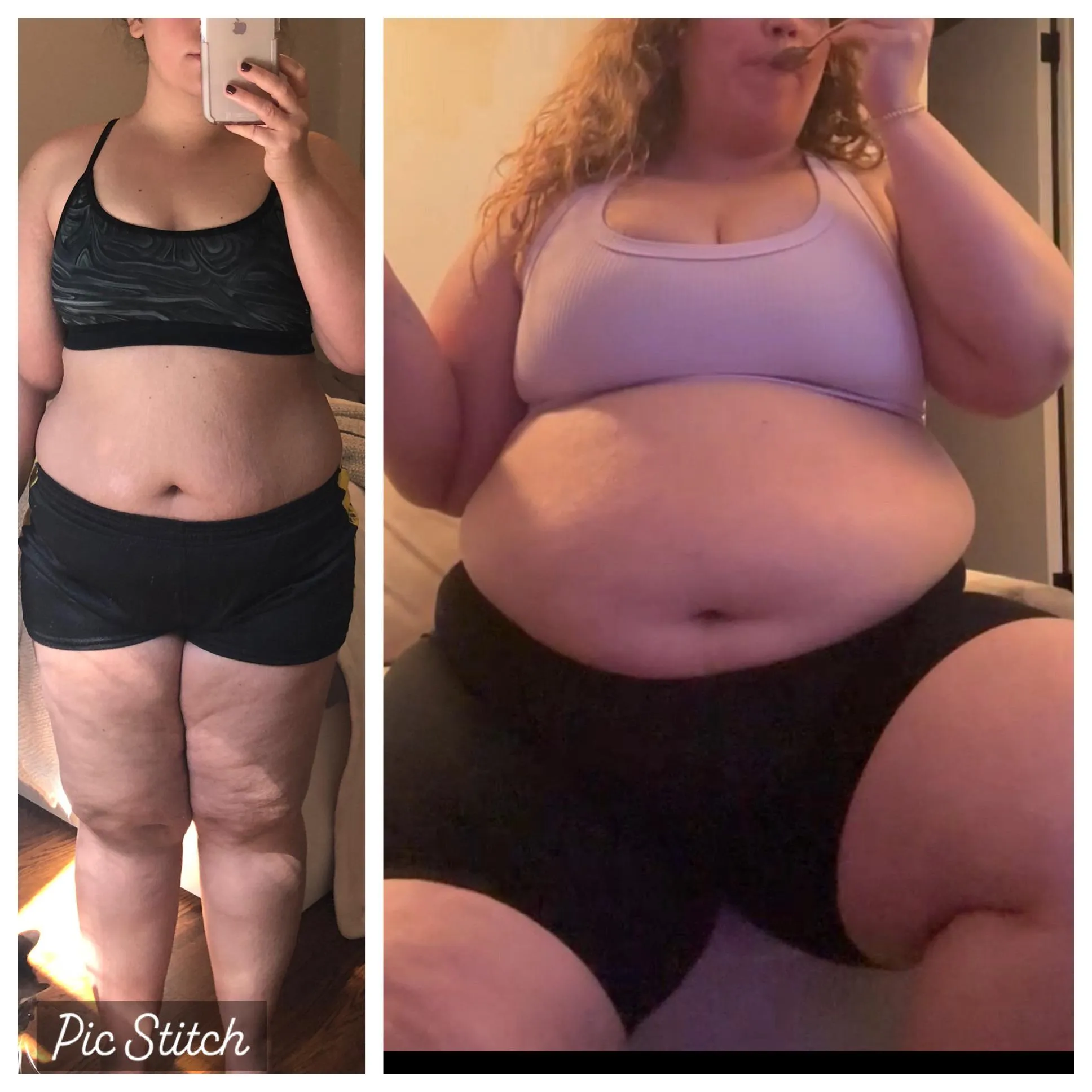 It took more than a single piece of cake to pack on this much…