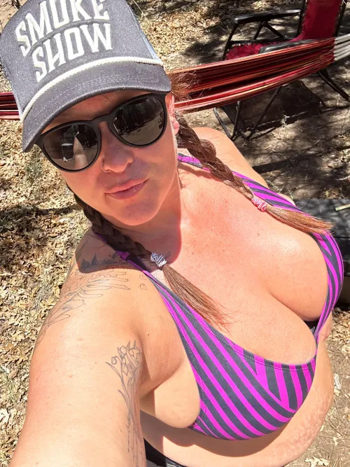 Just out here heating up the forest