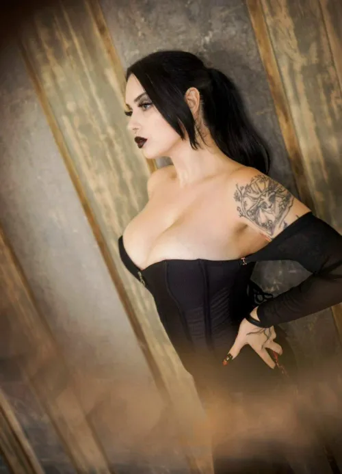 Kneel. Your goth queen commands it.