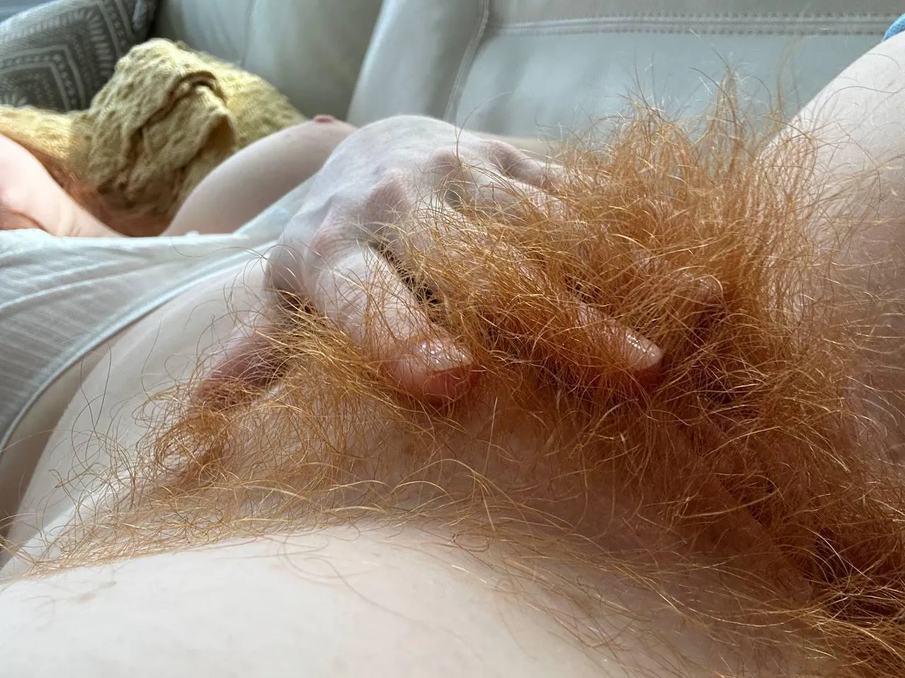 Legs that lead to a lush forest