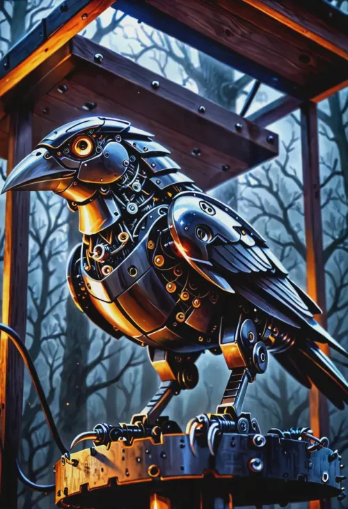 Living Mechanical bird