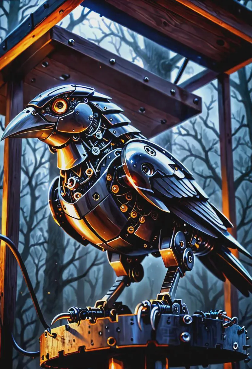Living Mechanical bird