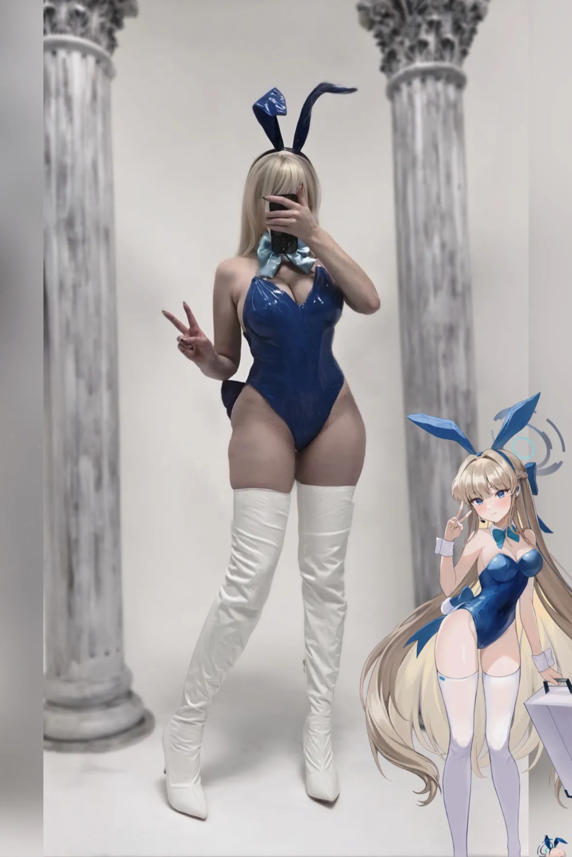 my toki asuma bunny cosplay!