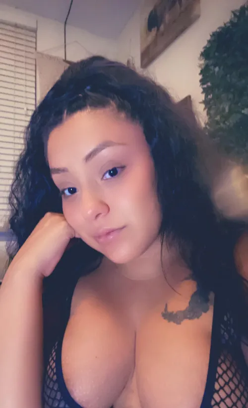 Naughty brunette feeling slutty