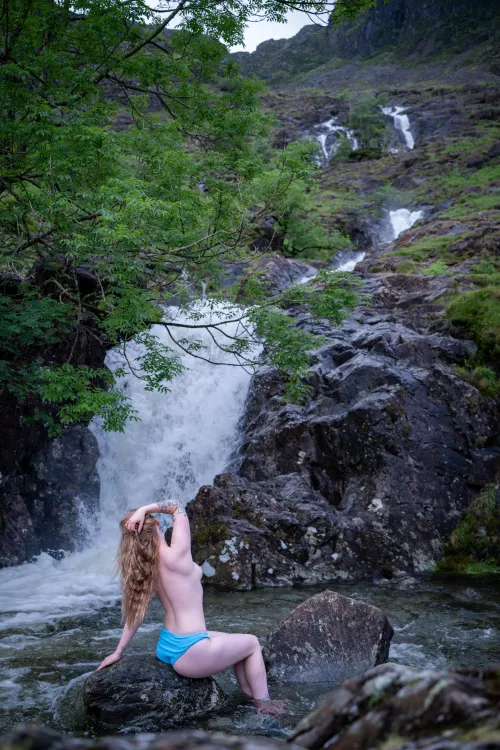 Nothing more beautiful than the curving cascade of nature.