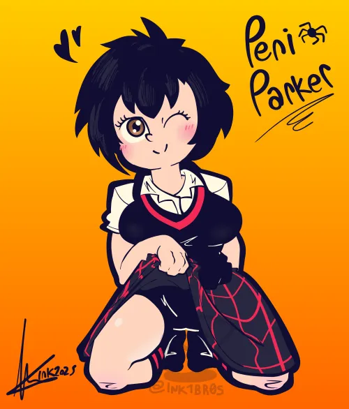 Peni revealing (INK1BR0S on gamejolt)