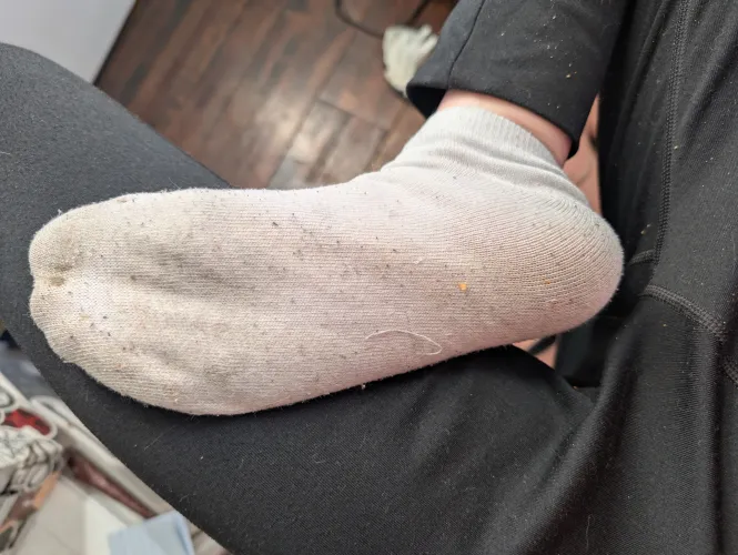 Socks are such a versatile tool in the bedroom when they're as sweaty and stinky as mine are after a day running errands. They can be a gag, they can be a fleshlight, they can be a blindfold.....