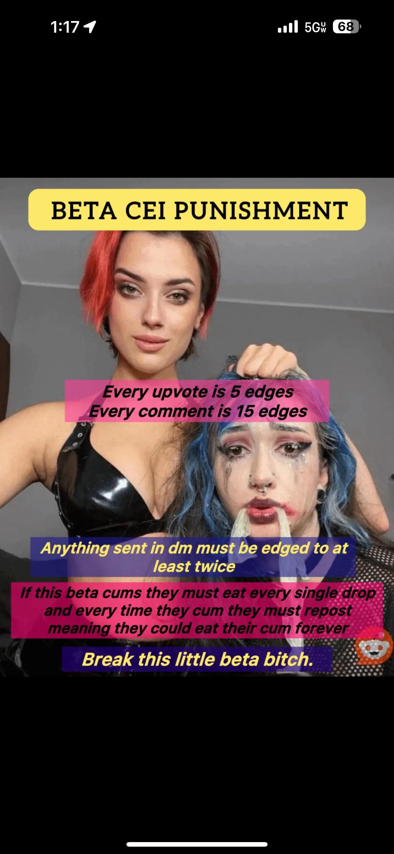 Still not scared no way you get as many upvote this time!!!!