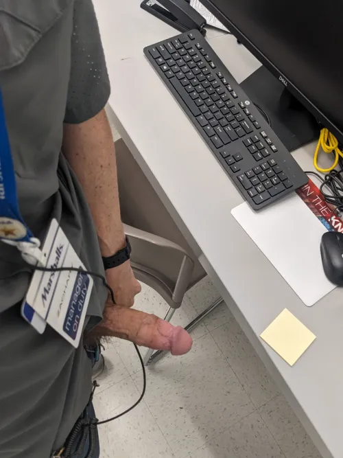 The badge says manager...