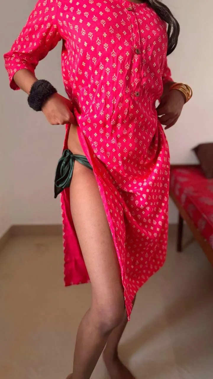 Turning 25 in style - kurti above, fantasy below