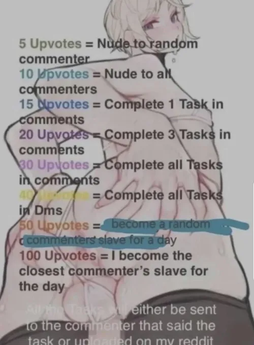 Upvote and make me a slut