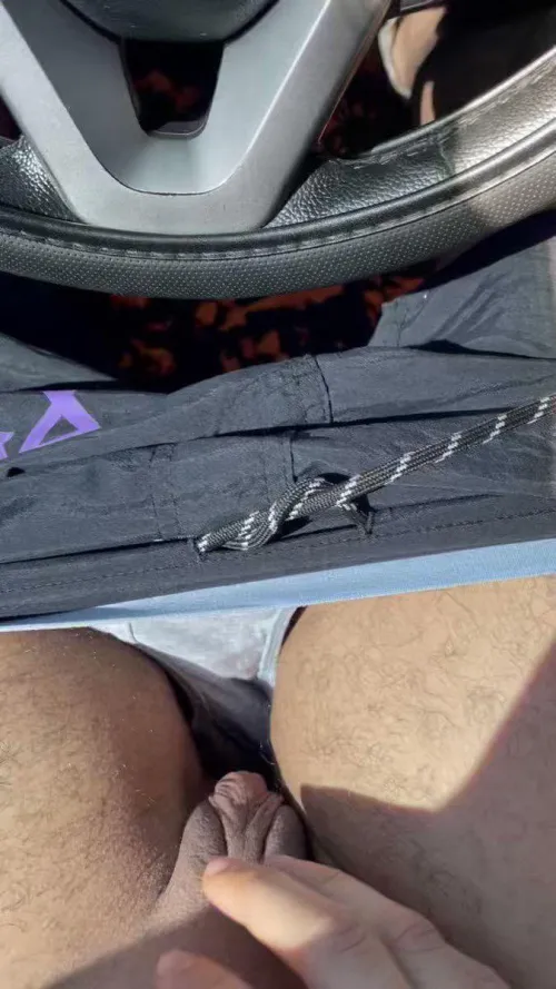 What would you do if you accidentally saw my pussy in the car?