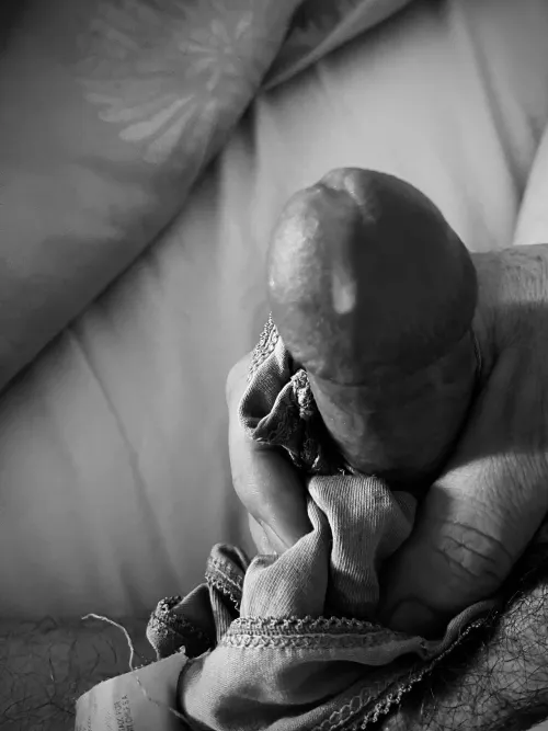 Wife’s panties wrapped around