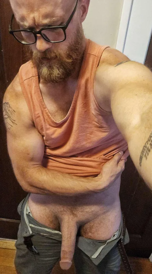 You have two options: on your knees or bending over