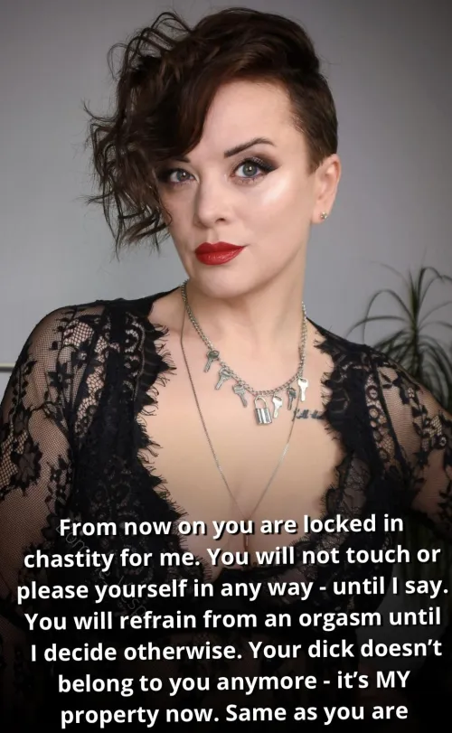 From now on you will ask for permission - and thank me if granted