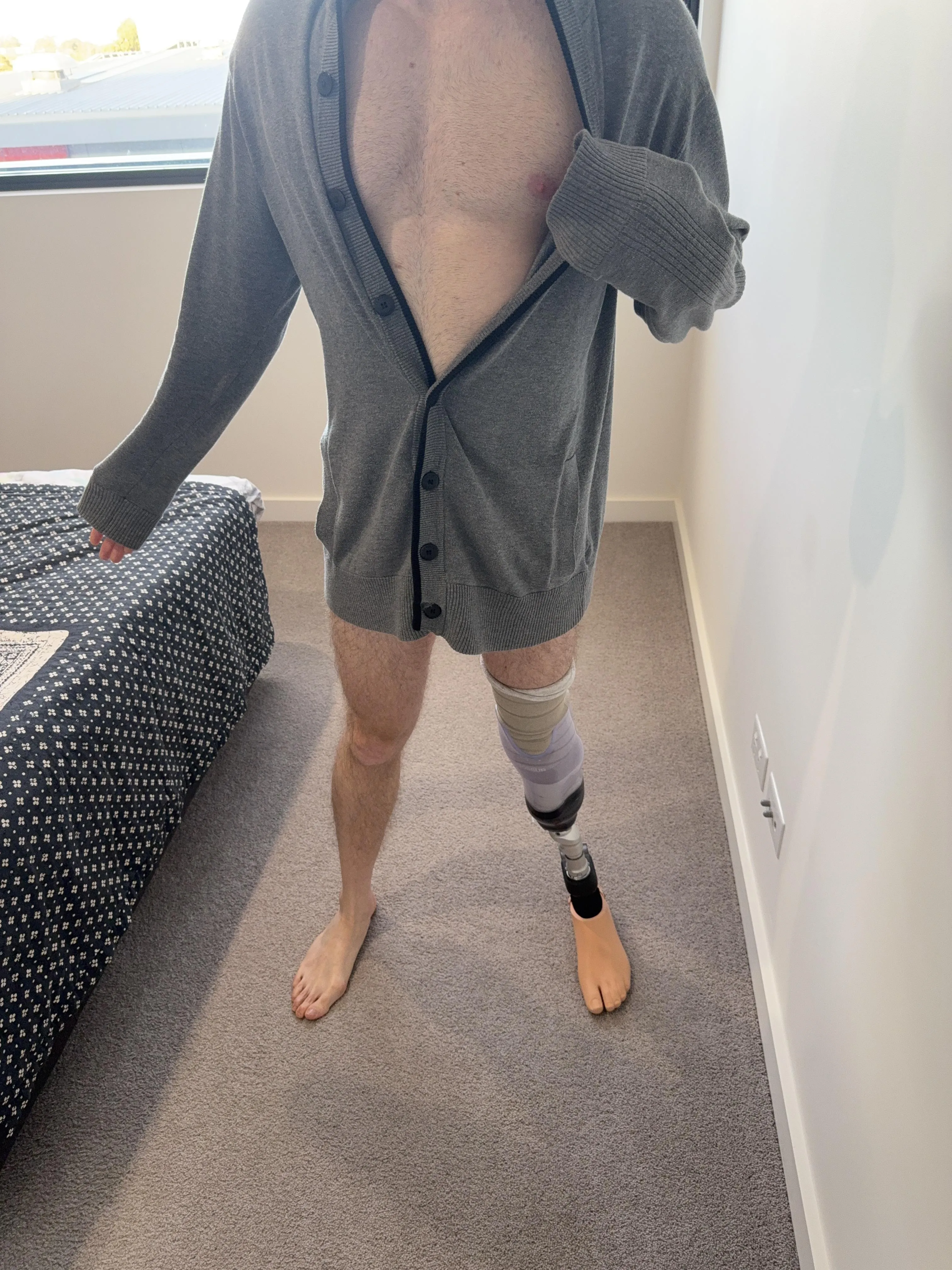 m35bka - cozy in a cardigan