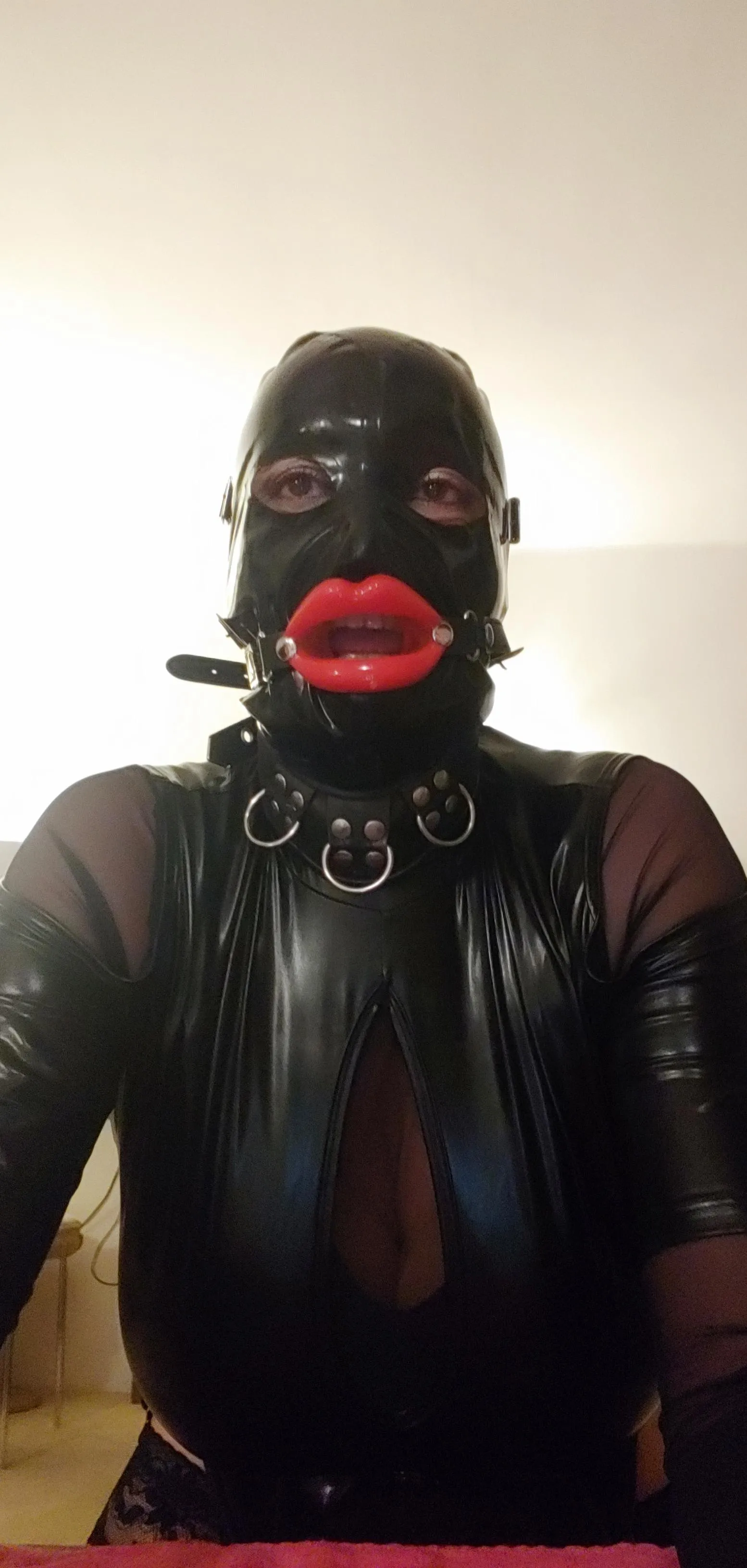 Masked and gagged