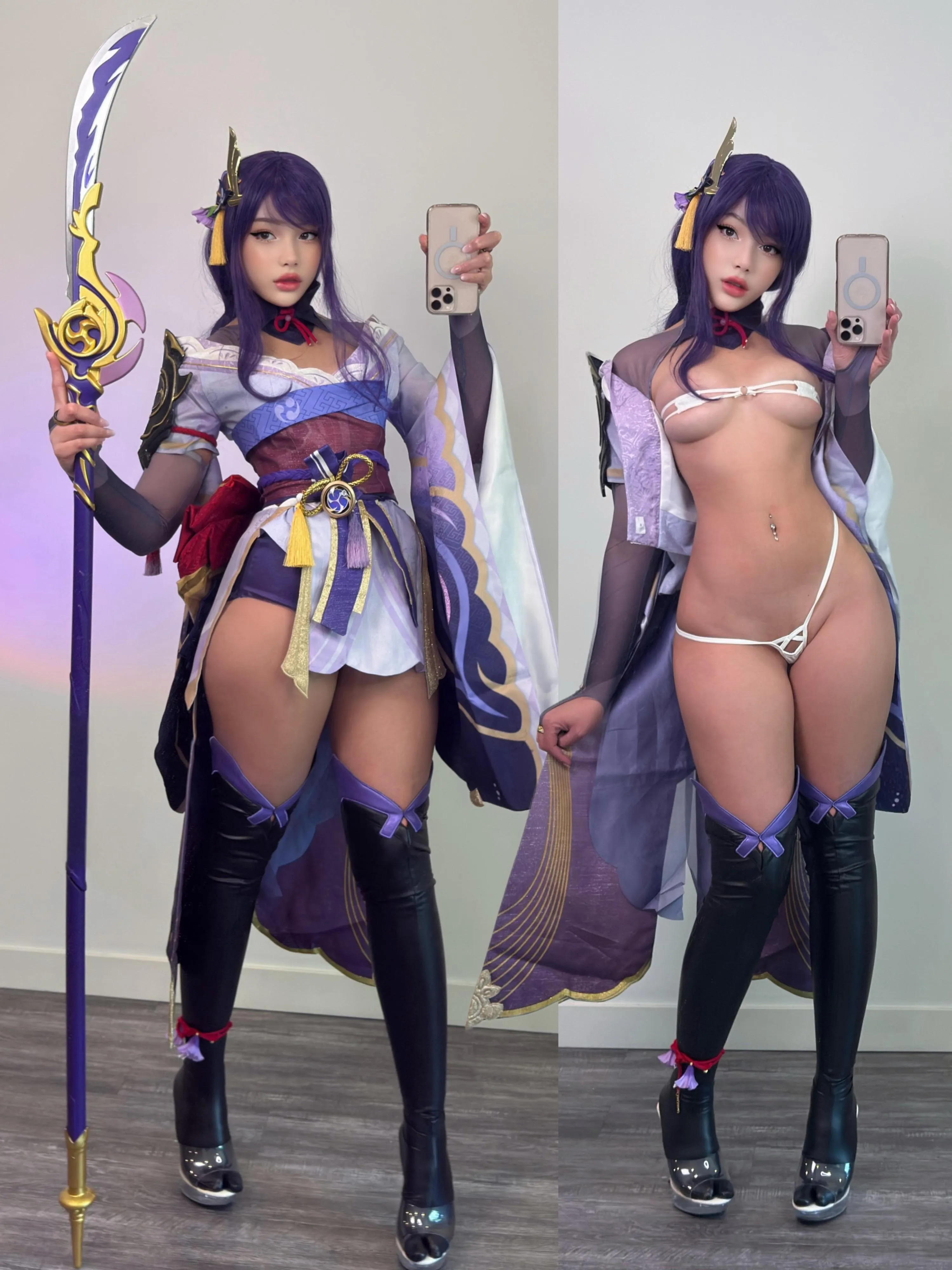 my Raiden Shogun Cosplay  (strawbunnix)