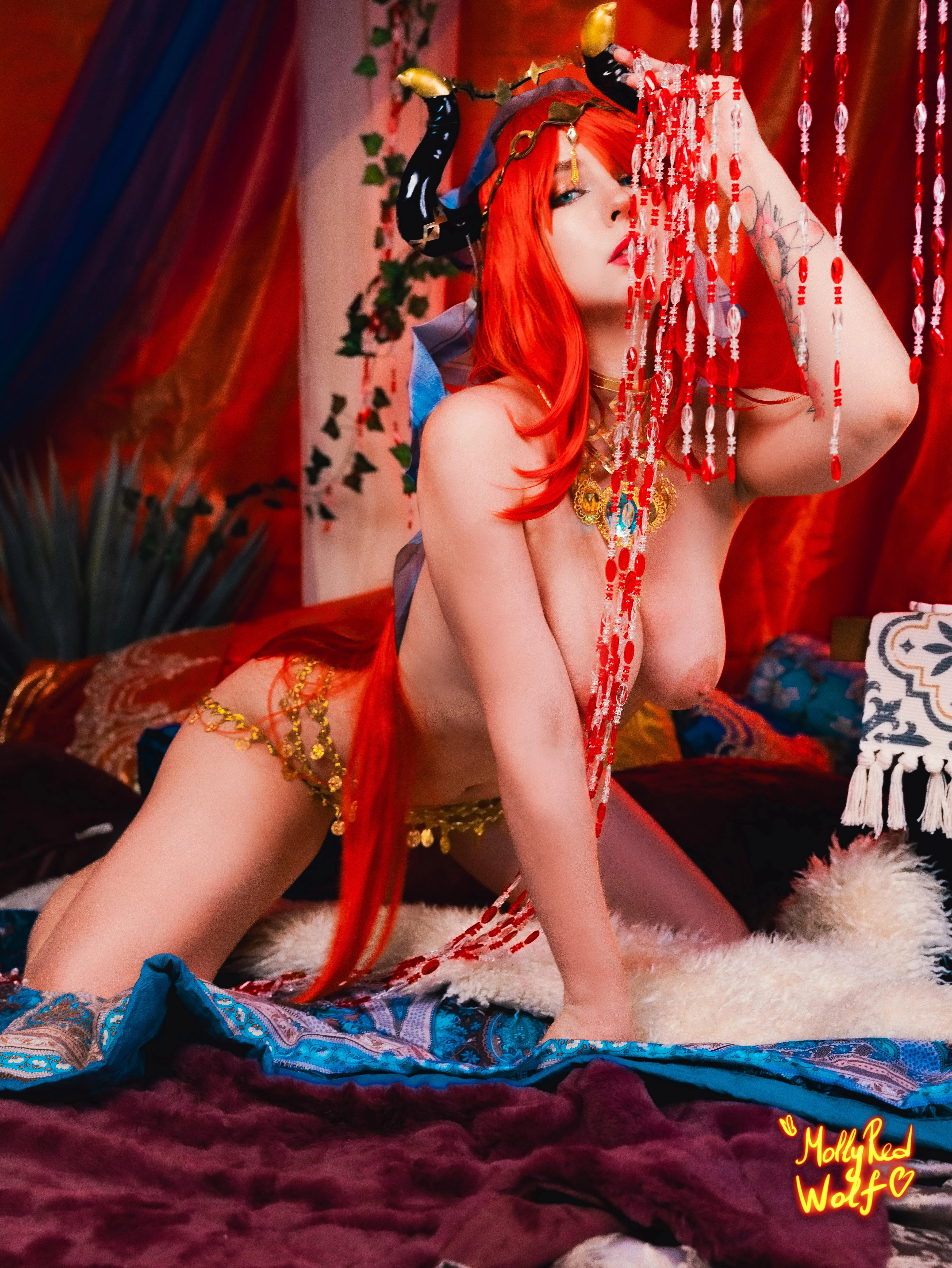 Nilou from Genshin Impact by Mollyredwolf