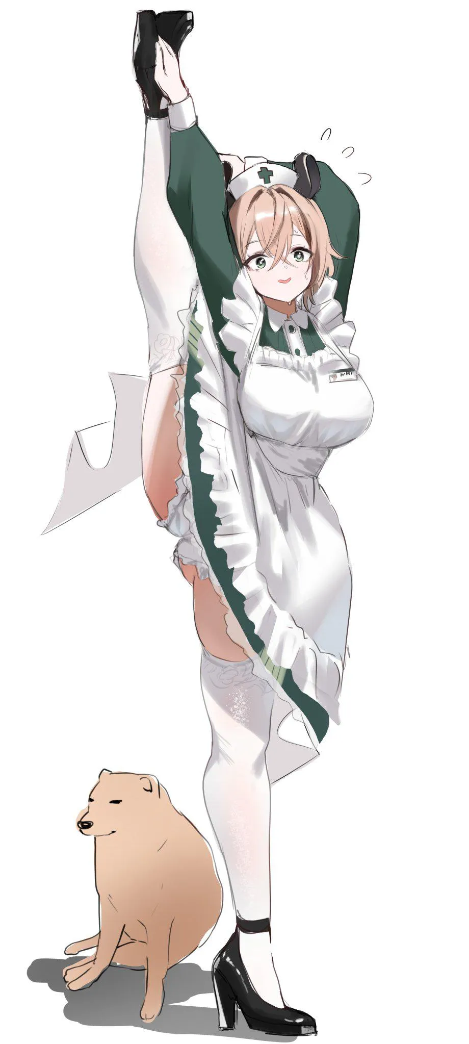 Nimi Nightmare Standing Split (redi) [Indie Vtuber]