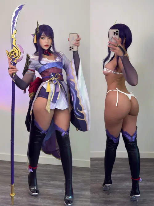 Raiden Shogun from Genshin Impact (strawbunnix)