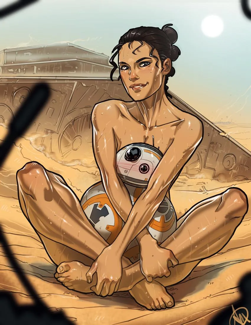 Rey and BB8 in the sun (Ganassa)