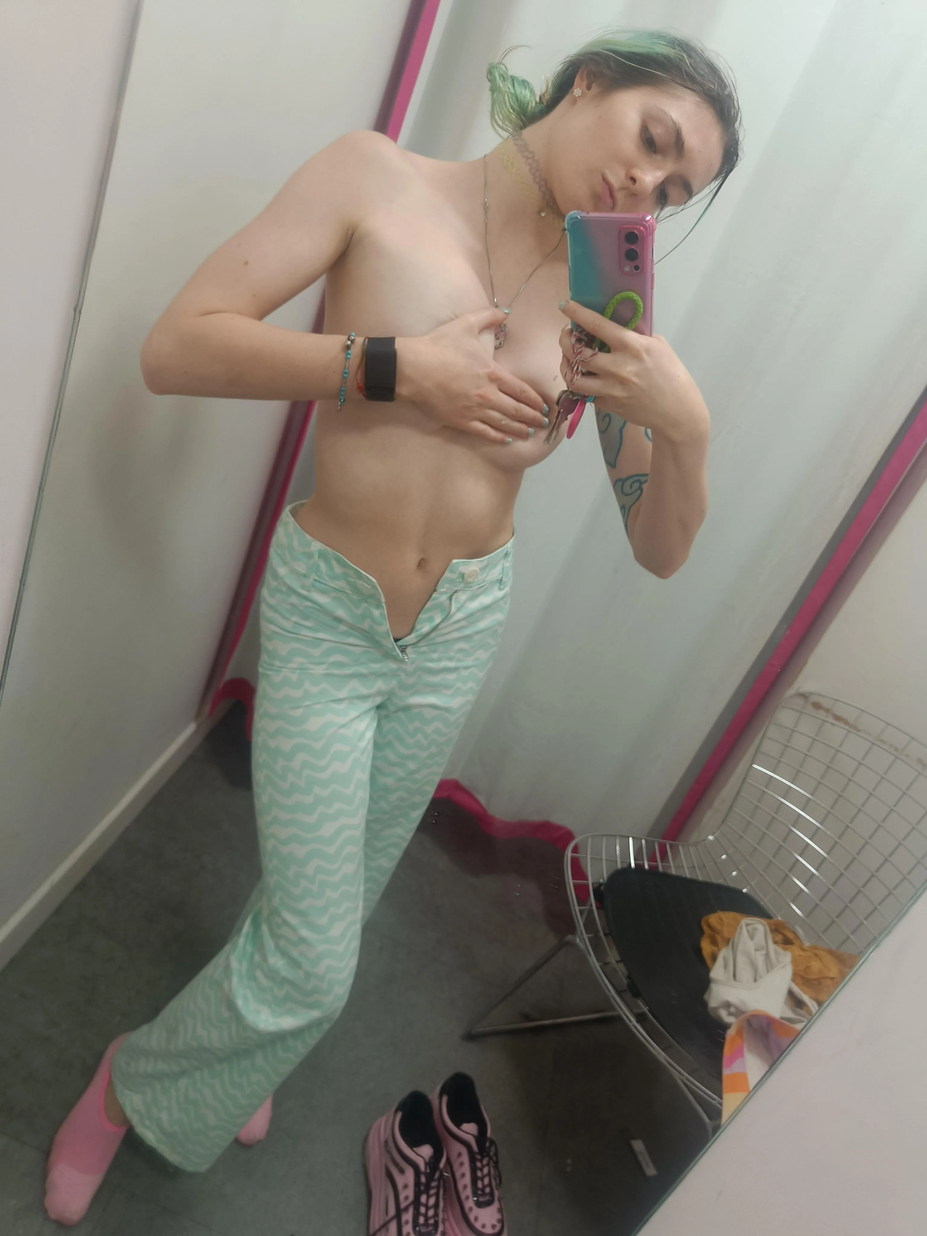 Risky in small Charity/Thrift shop