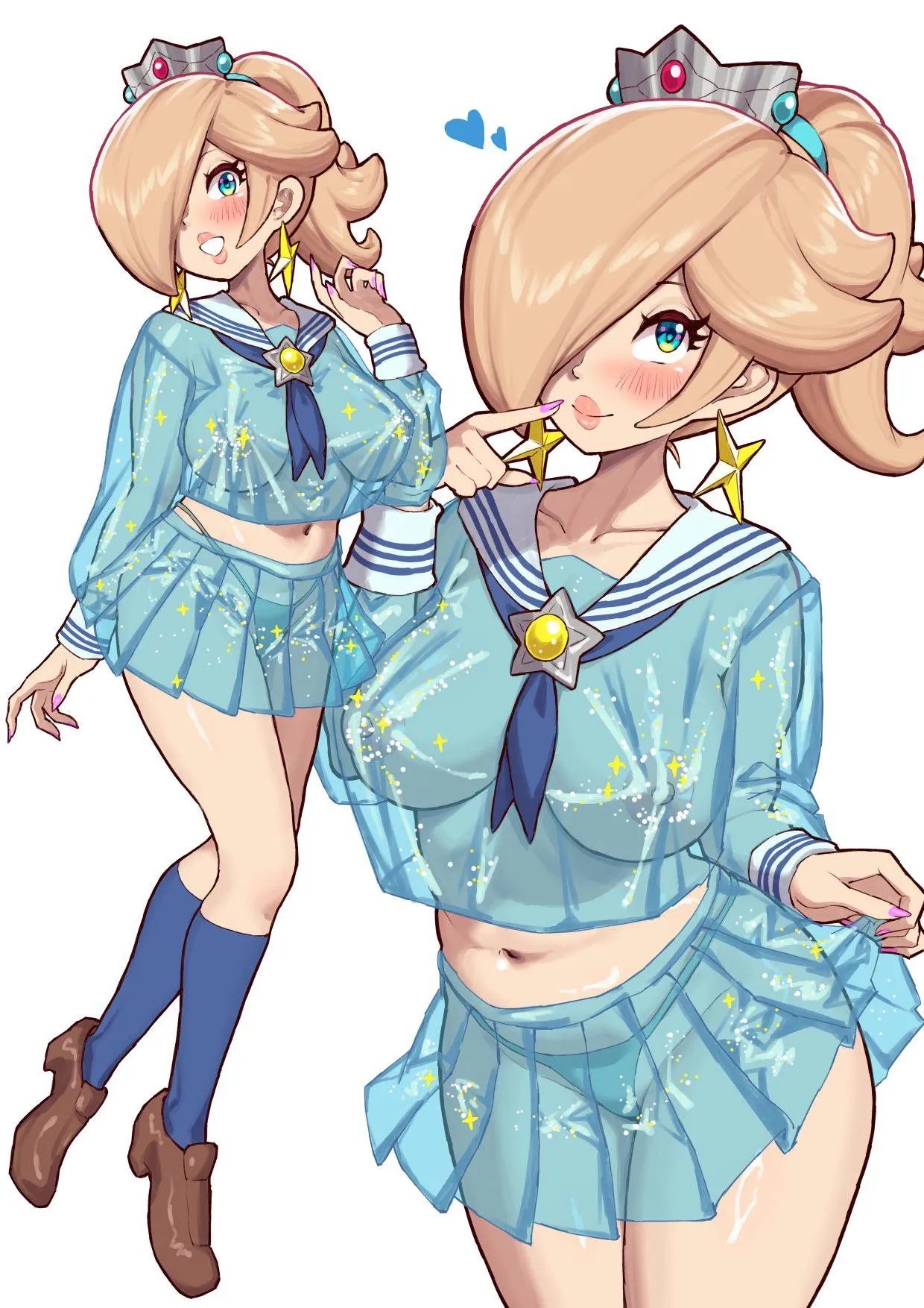 Rosalina’s See-Through School Uniform (YamikoEkakinin)