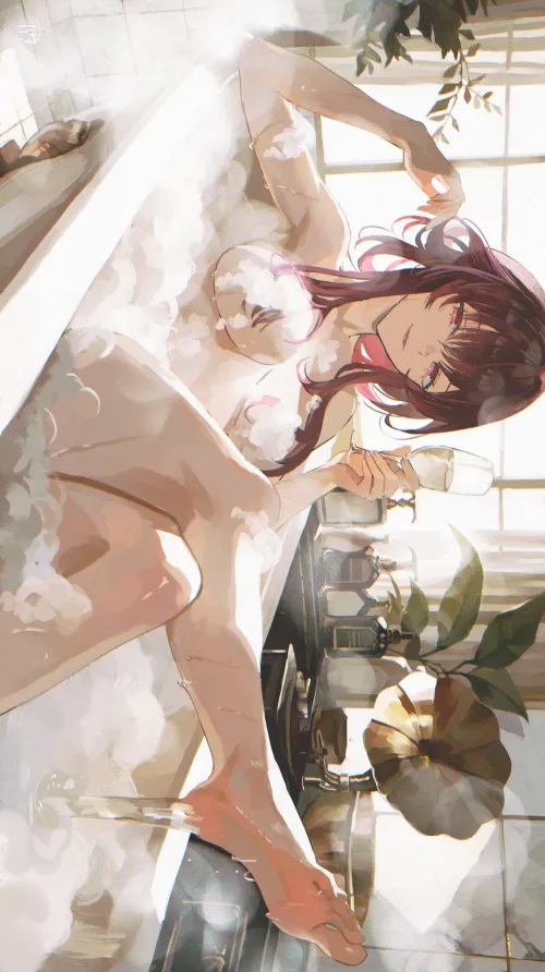 rule 34Bath Time Kafka (nanjomaya)