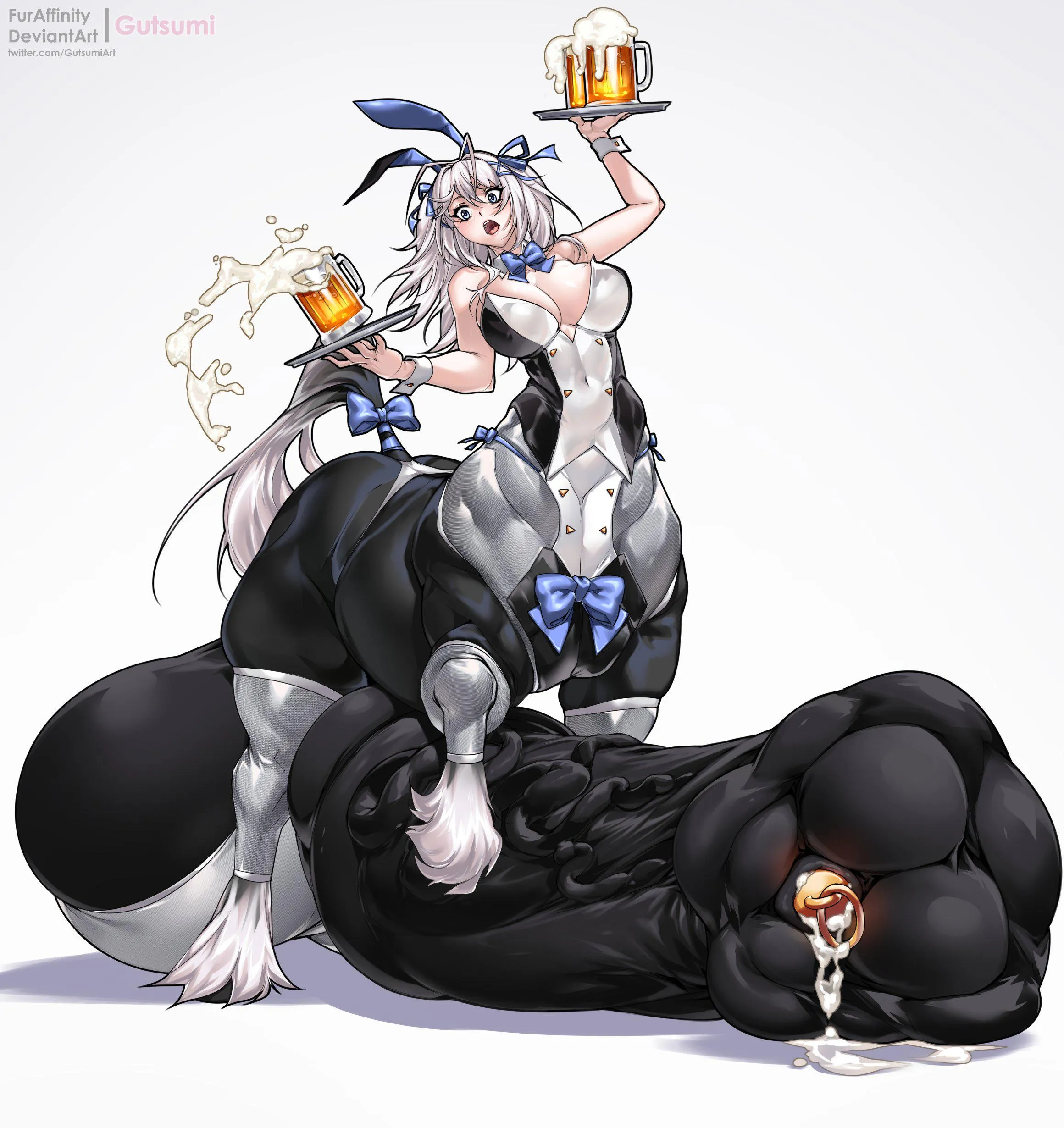 The Server Spills the Drinks and More! [Gutsumi]