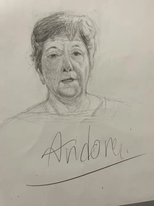 Very quick sketch of Mary Lee Walsh.