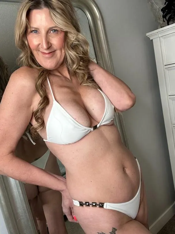 52 yo mom bod in a bikini. What do you think
