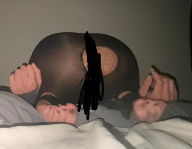 all bound with my ass in the air and feet vulnerable~ what would you do