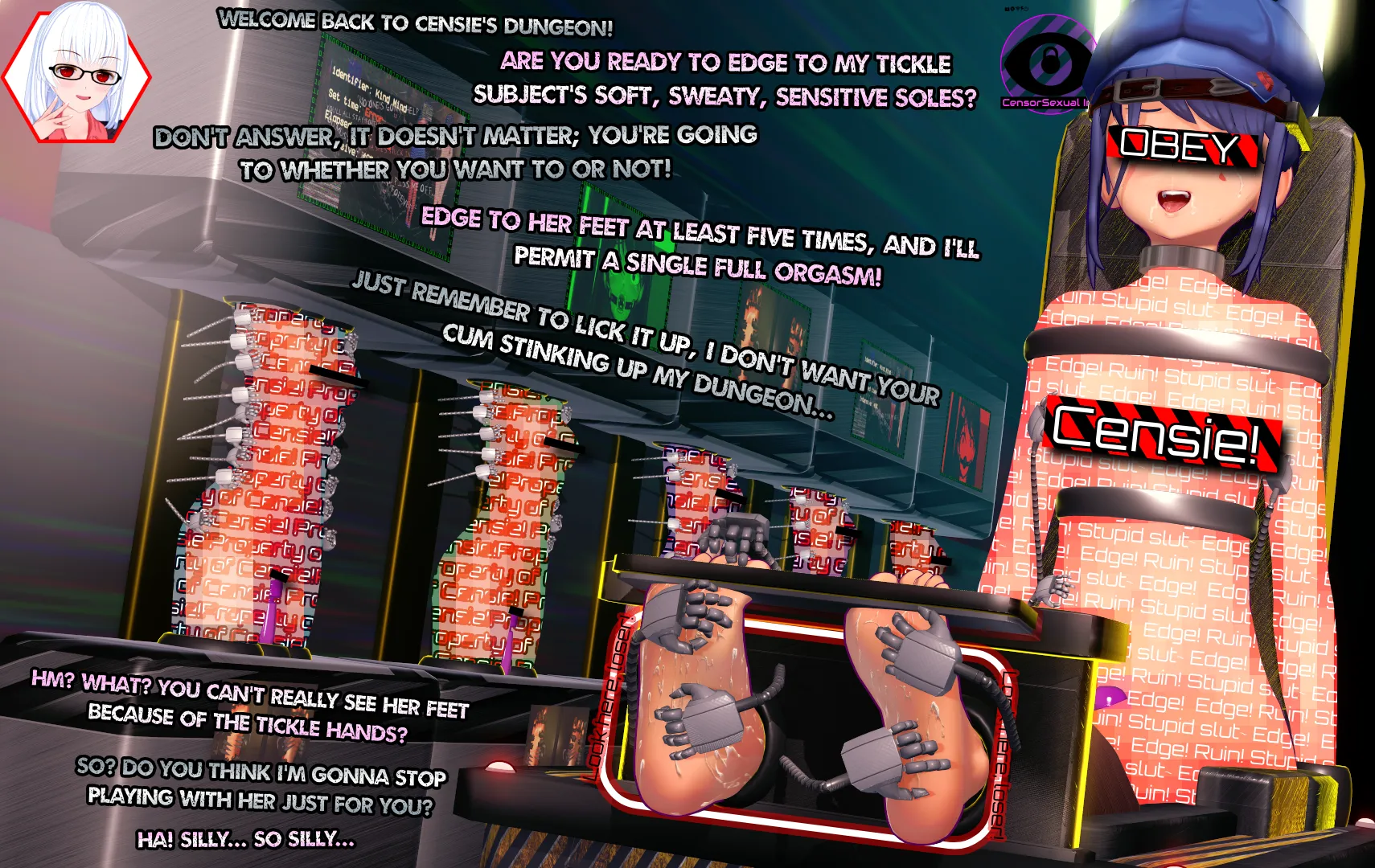 Censie knows how to make her subs feel de-feet-ed. [Friezalin]