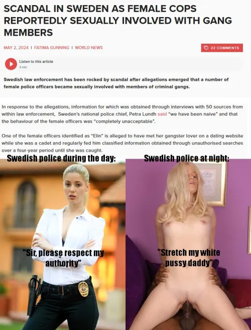 Mmm so hot and so right in Sweden